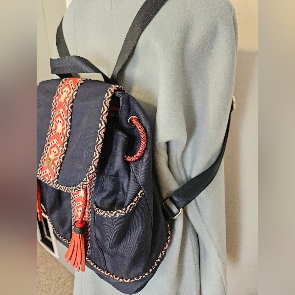 Spartina 449 Armada Tassel Backpack Bag - Picture 13 of 13